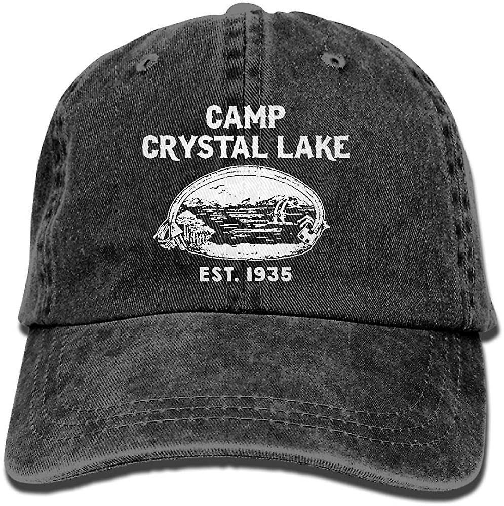 Bicaco 1980 Camp Crystal Lake Counselor Baseball Cap Dad Hat Adjustable Hat Visor Hats Black One Size