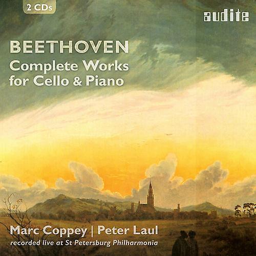 Audite Beethoven / Coppey / Laul - Complete Works for Cello & Piano  [COMPACT DISCS] 2 Pack USA import