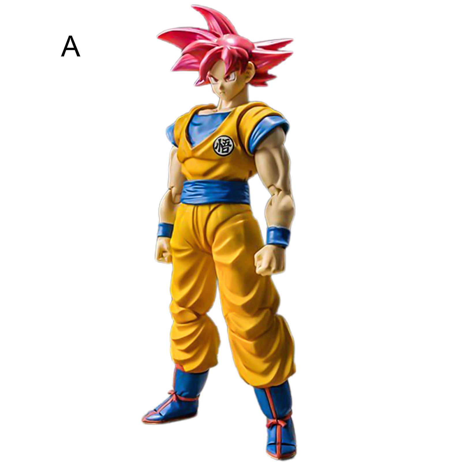 Somerway Anime Dragonball Super Saiyan Son Goku Action Figure PVC Model Display Mold A