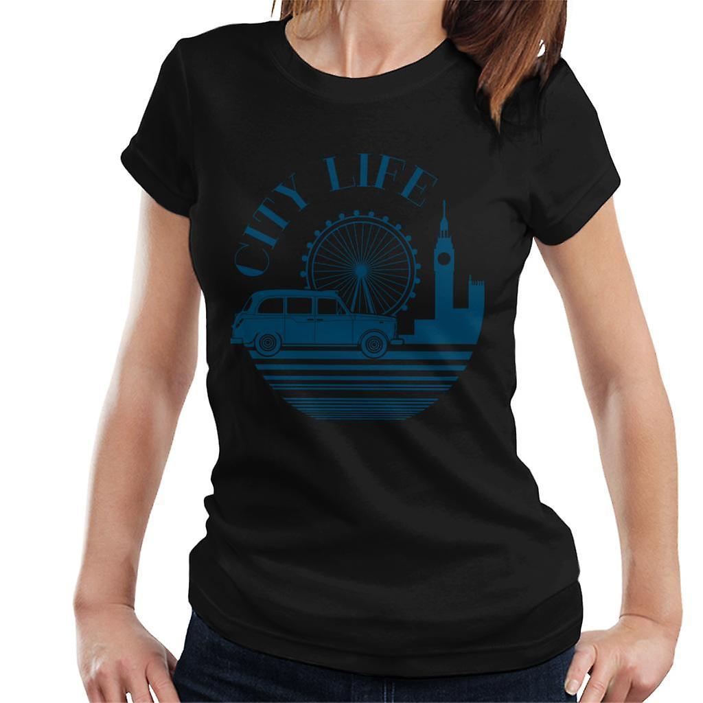 London Taxi Company City Life Women's T-Shirt Black Large