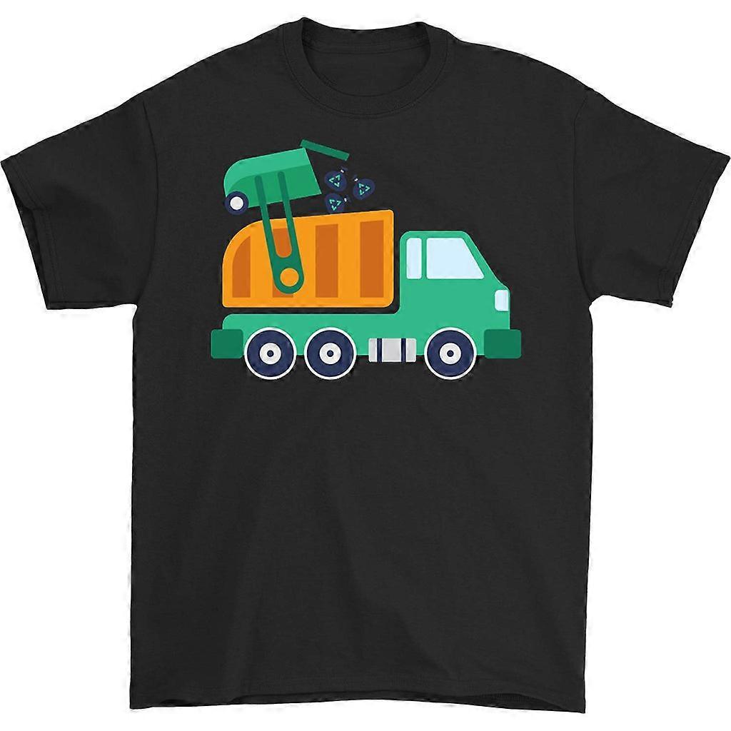 Fuzhou Bingyu Supply Chain Services Co., Ltd. Garbage Truck T-shirt Black Xl