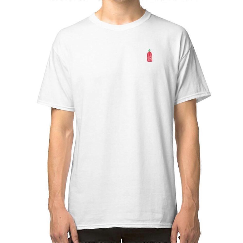 RockShark Sriracha Bottle T-shirt white S