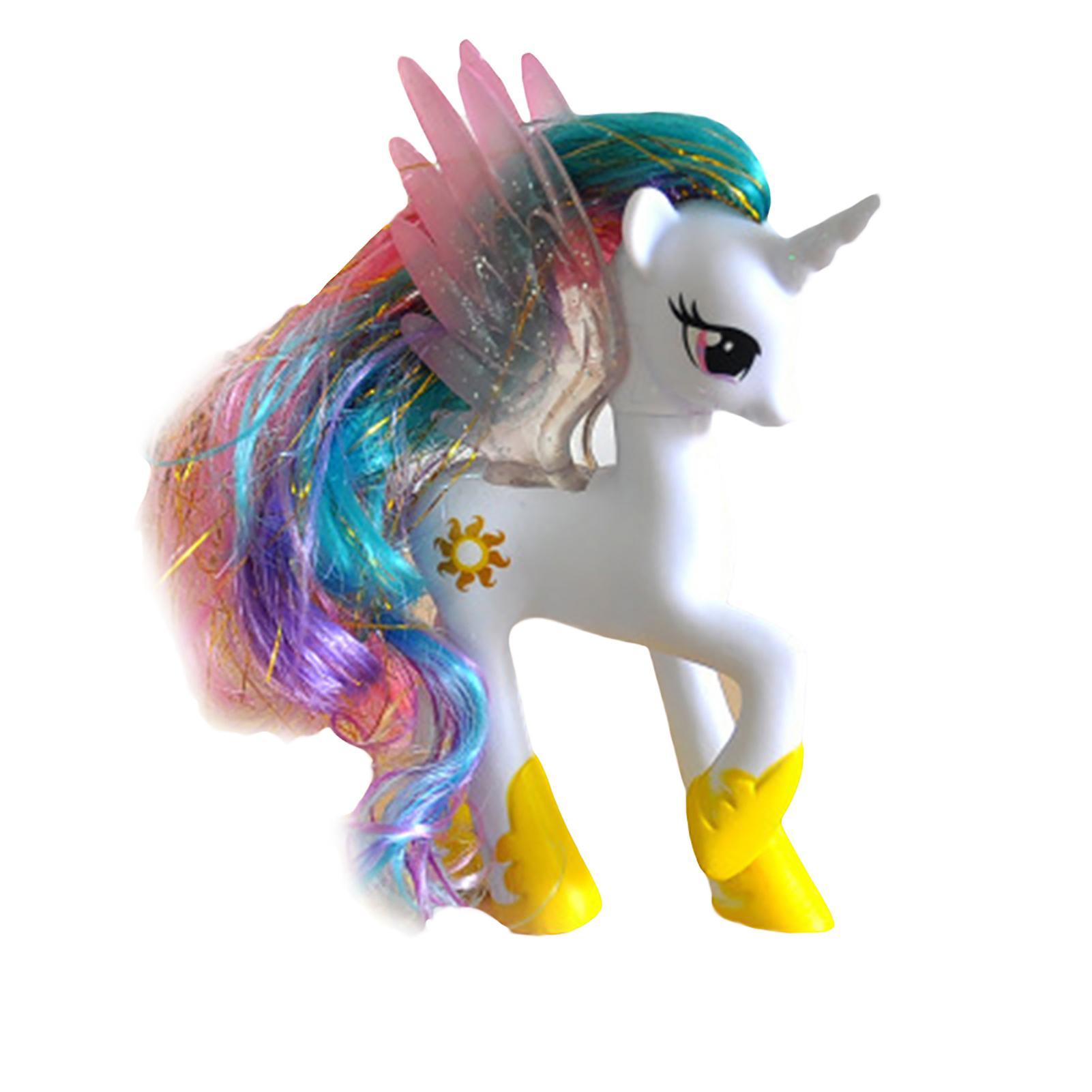 Remorui 1Pc 14cm My Little Pony Moon Princess Action Figure PVC Doll Kids Toy Collection 1