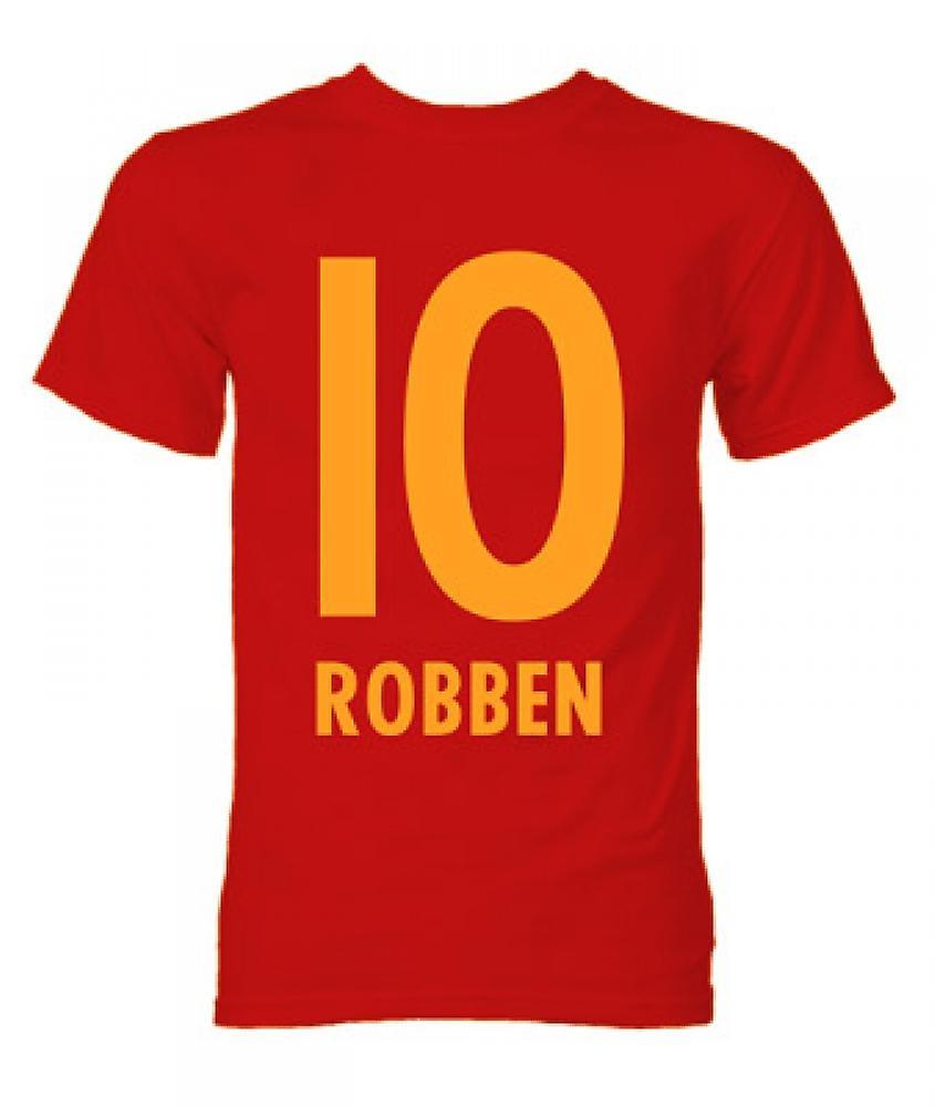 Gildan Arjen Robben Bayern Munich Hero T-Shirt (Red) XLW