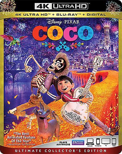 Walt Disney Video Coco  [ULTRA HD BLU-RAY REGION: A USA] With Blu-Ray, 4K Mastering, Collector's Ed, Ultimate Ed, 3 Pack USA import