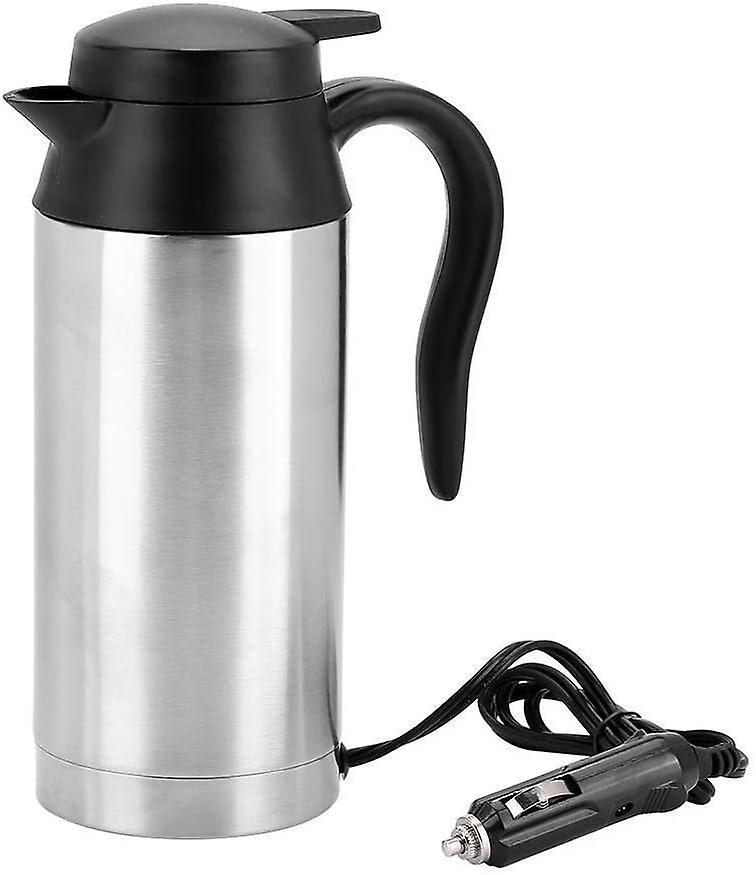 Xpba Car Kettle - Portable 24v Travel Car Truck Water Heater Kettle For Drinking Tea, Coffee (750ml)