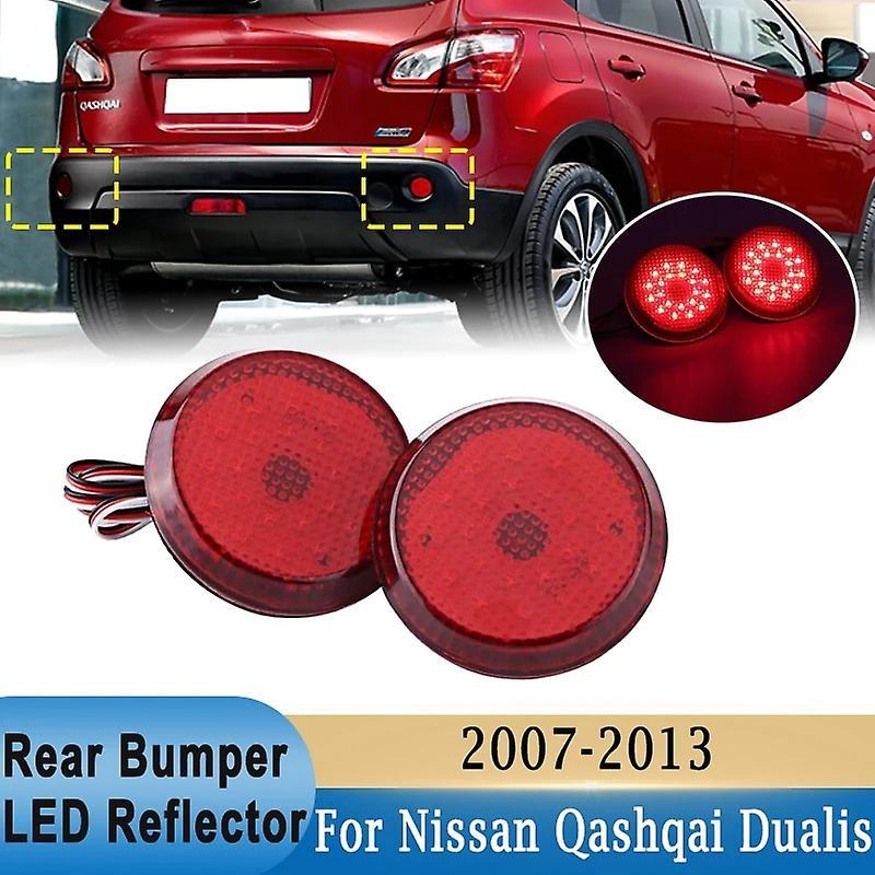 Scitoo Led Rear Bumper Reflectors For Nissan Qashqai Dualis 2007-2013 For Toyota Corolla 2007-2010 Driving Brake Stop Running Light