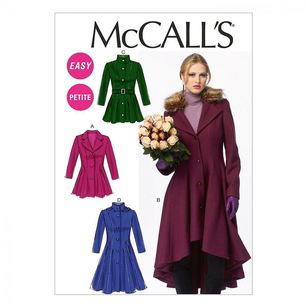 McCalls Sewing Pattern 6800 Women 14-16-18-20-22