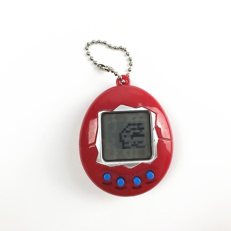 Slowmoose Electronic Nostalgic Virtual Cyber - Keyring Pets Red1