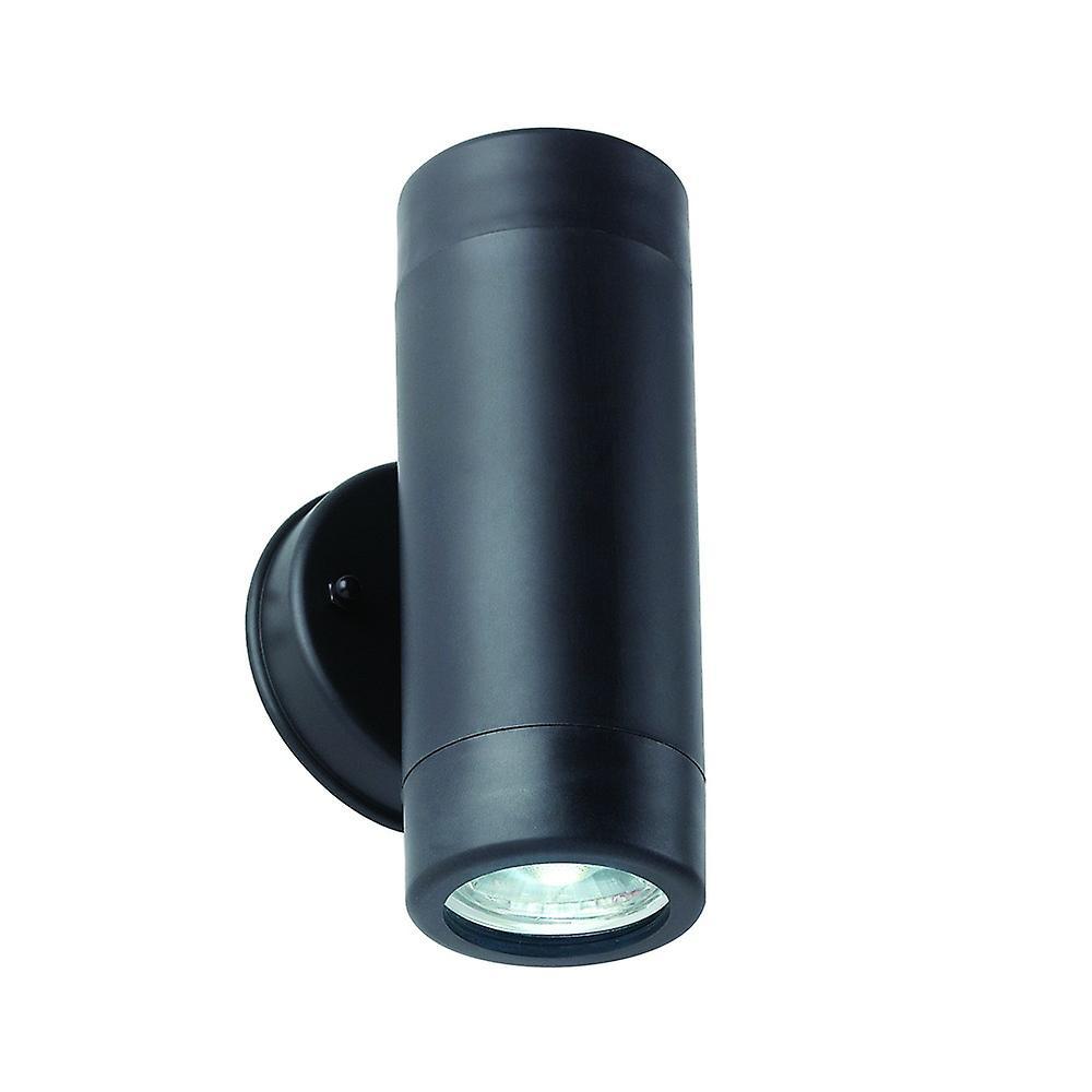 Saxby Lighting (Poole) Icarus Outdoor Up Down 2 Light Wall IP44 5W Black Polypropylene