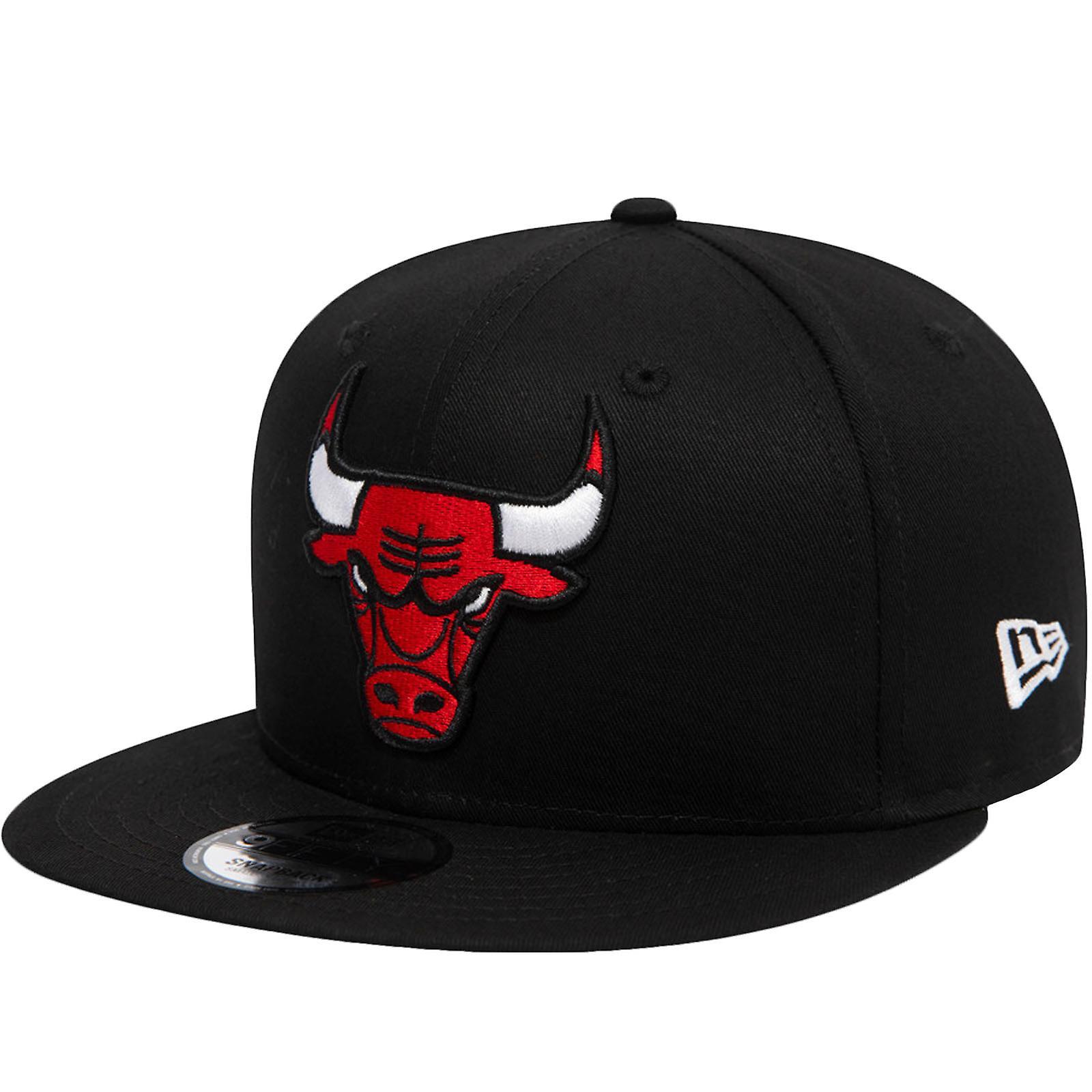 New Era 9FIFTY Chicago Bulls NBA Basketball Snapback Baseball Cap Hat - Black ML