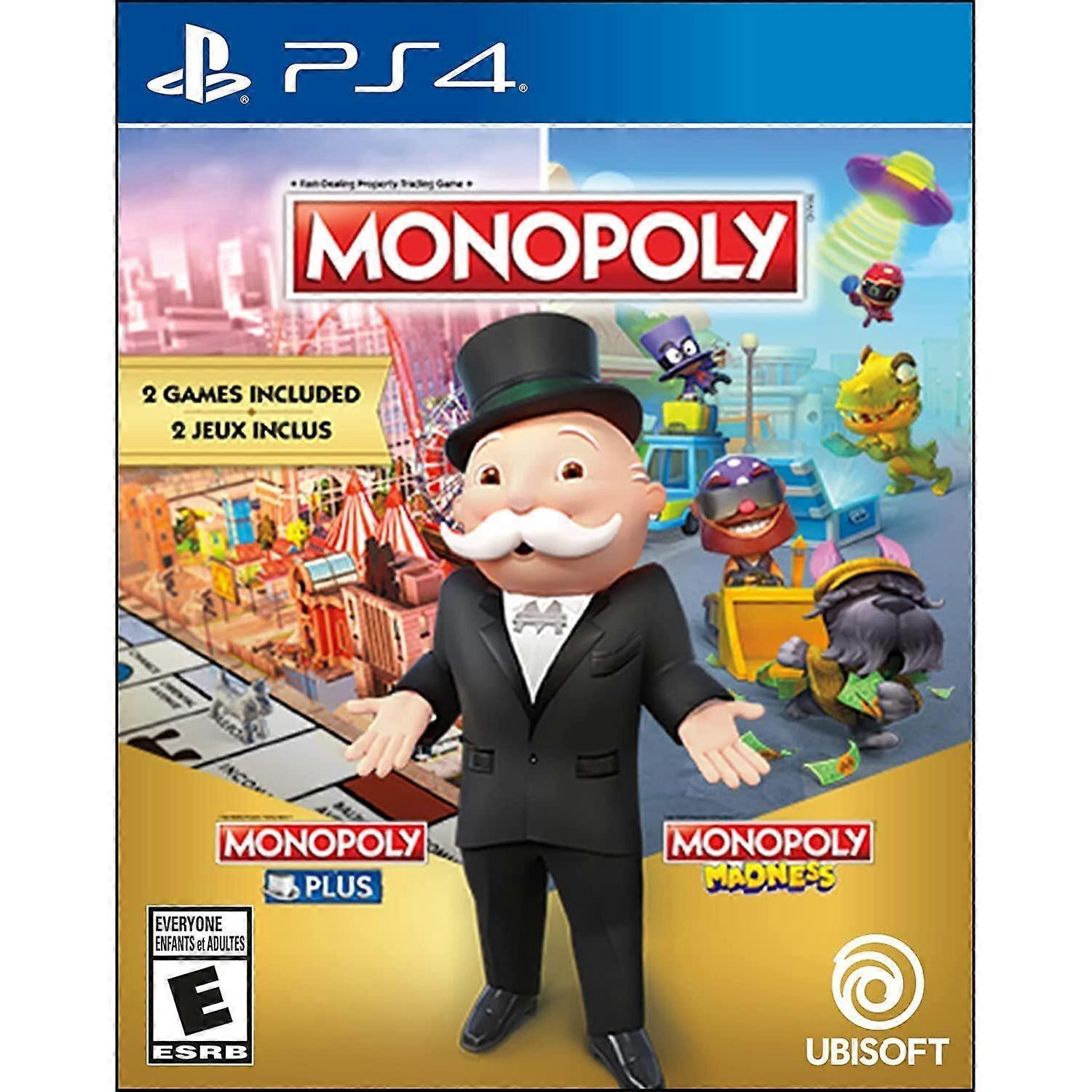 Sony Playstation MONOPOLY + MOLOPOLY Madness For PlayStation 4 [VIDEOGAMES] PS 4 USA Import