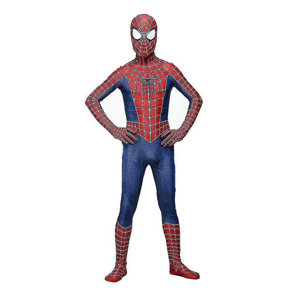 Shznv Kids Spider-man Spiderman Jumpsuit Cosplay Costume Boys Fancy Dress 3-4 Years