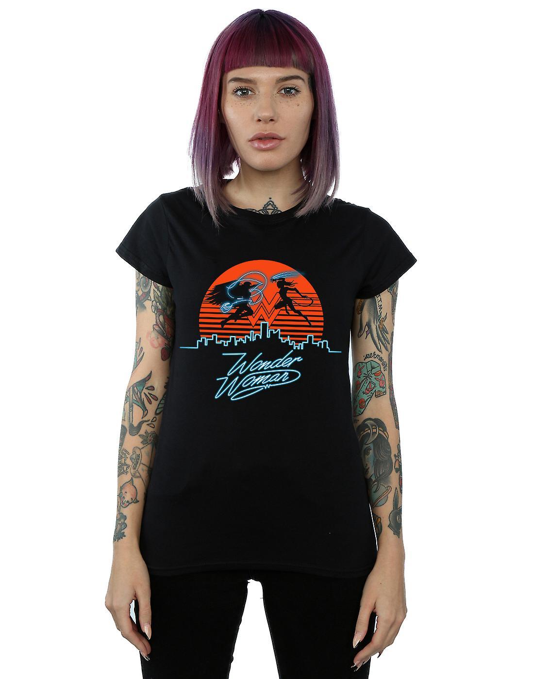 Wonder Woman 84 Sunset Battle Cotton T-Shirt