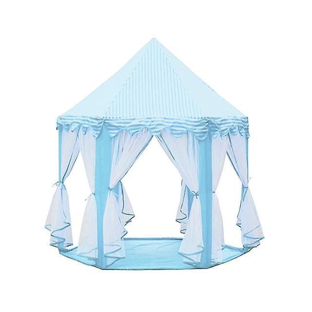 Slowmoose Princess Castle Play House - Portable Kids Toy Tent blue