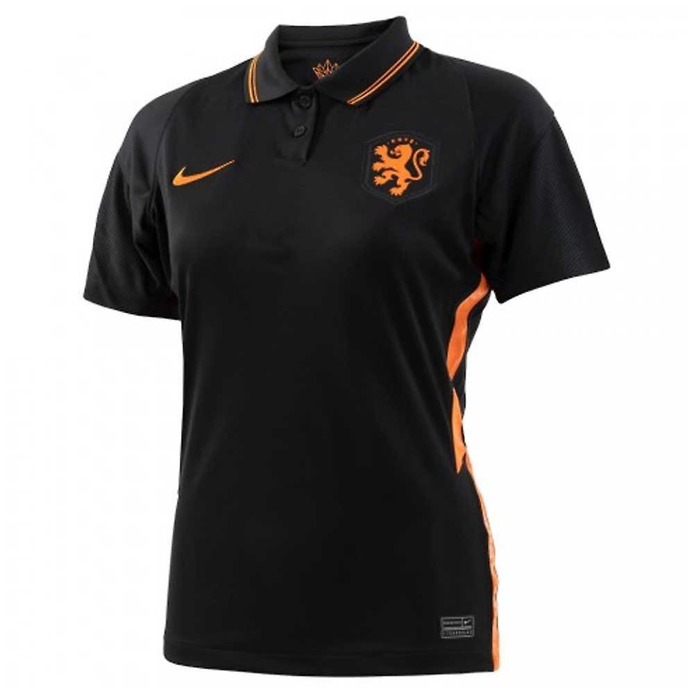 2020-2021 Holland Away Nike Womens Shirt Black Small - UK Size 8/10