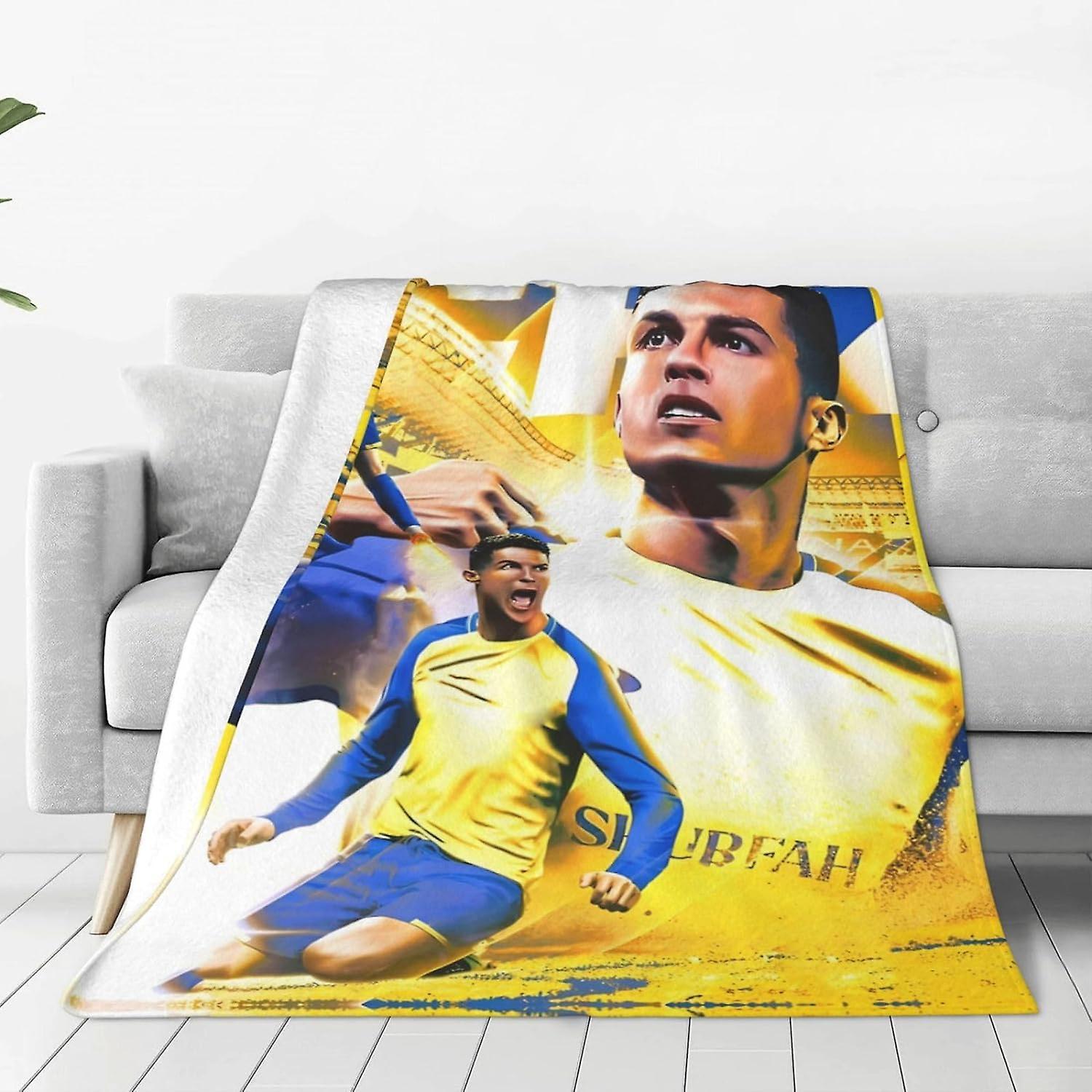 Kerota #7 Ronaldo Ultra-Soft Micro Travel Fleece Plush Blankets for Home Bed Couch Livingroom ABD19604 60x50in 150x125cm