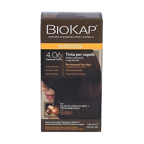 Biokap Brown Dye Brown Coffee Dye Cafe 4.06 140 ml (Brown)