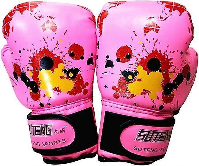 Aiyuego 1pair Kids Boxing Gloves For Children 2-11 Youth Boys Girls Toddler PU Cartoon Sparring Training Boxing Gloves For Kickboxing Punch Bag ..