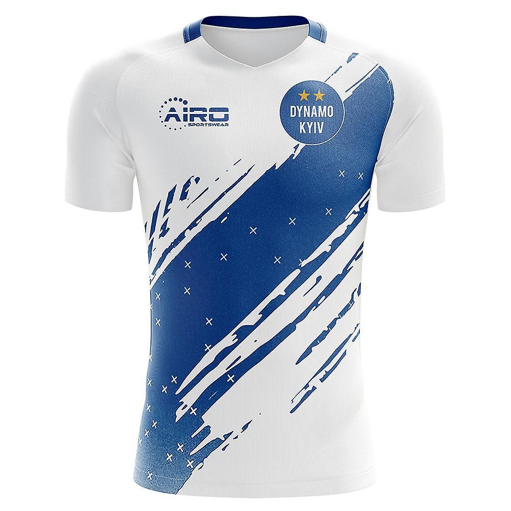 Airo Sportswear 2023-2024 Dynamo Kiev Home Concept Football Shirt - Little Boys White SB 4/5yrs (104-110cm)