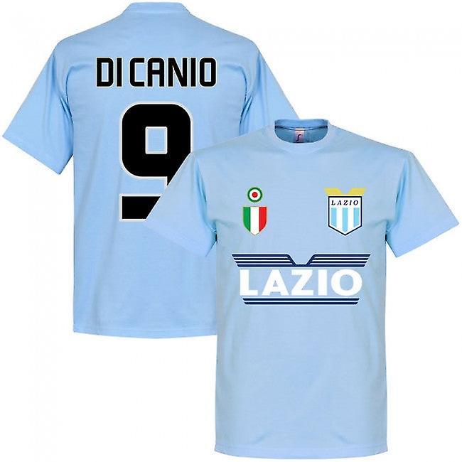 Soccer Tees Lazio Di Canio 9 Team T-Shirt - Sky Sky Blue M