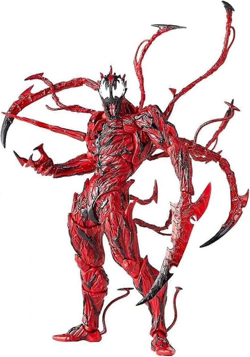 Redkid Carnage Action Figure, Red Venom Toy, Yamaguchi Carnage Action Figurine, Moveable Vinyl Doll