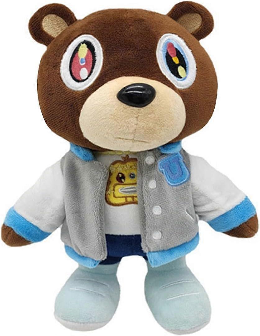 Liangnv Kanye Bear Plush Toy,Cute Kanye Bear Plush,10.6" plush Bear,Graduation Bear Kanye,Kanye Stuffed Bear for Kids Gift Boys Girls Graduation,4 ...