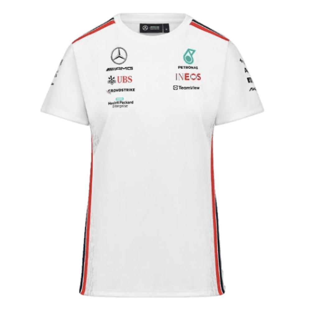 Puma 2023 Mercedes-AMG Team Driver Tee (White) - Ladies Medium - Size 12