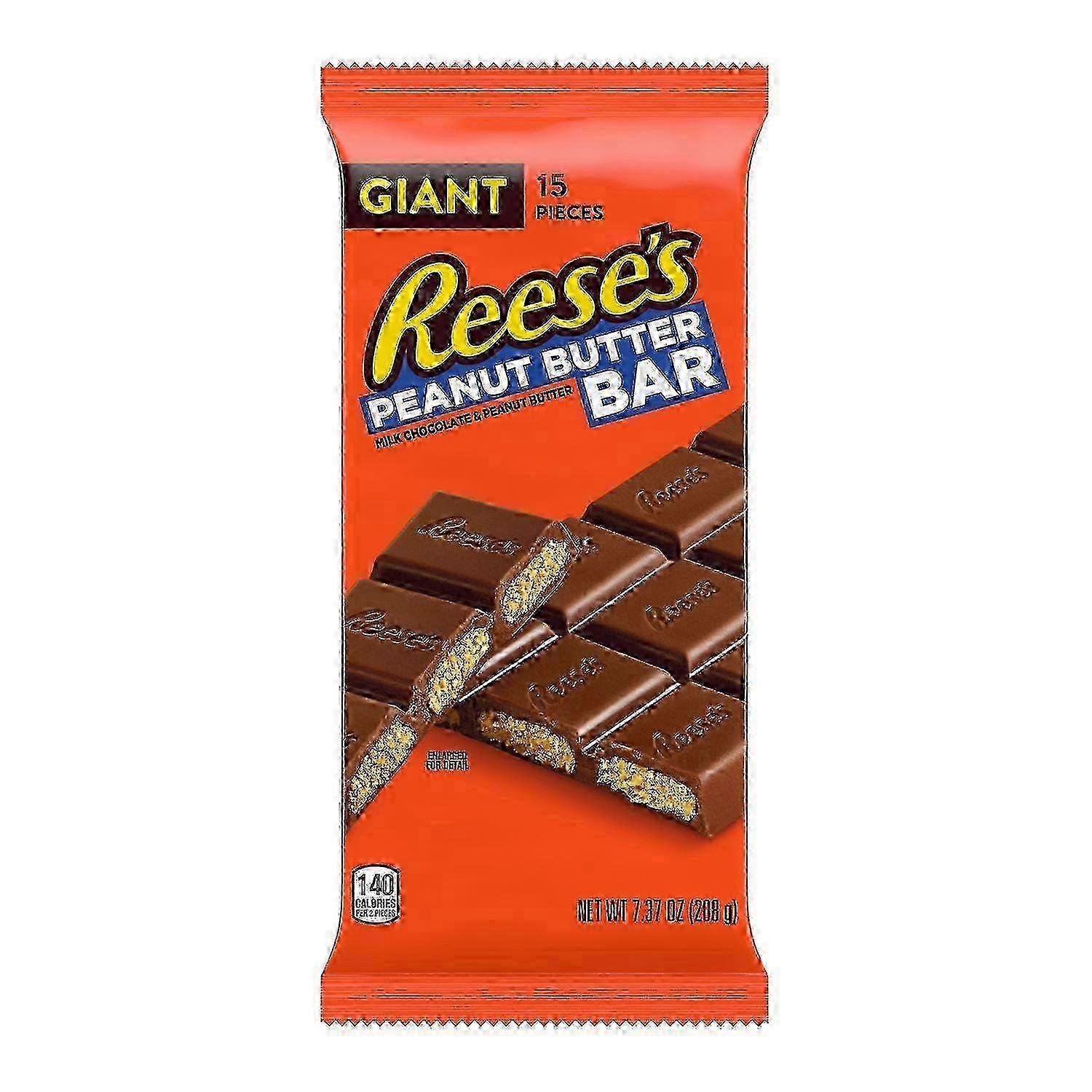 Reese's Milk Chocolate Peanut Butter Bar, Giant Size, 7.37 Oz