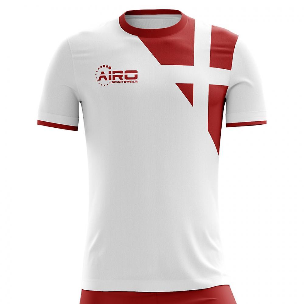 Airo Sportswear 2024-2025 Denmark Away Concept Football Shirt - Baby White 18/24 Months