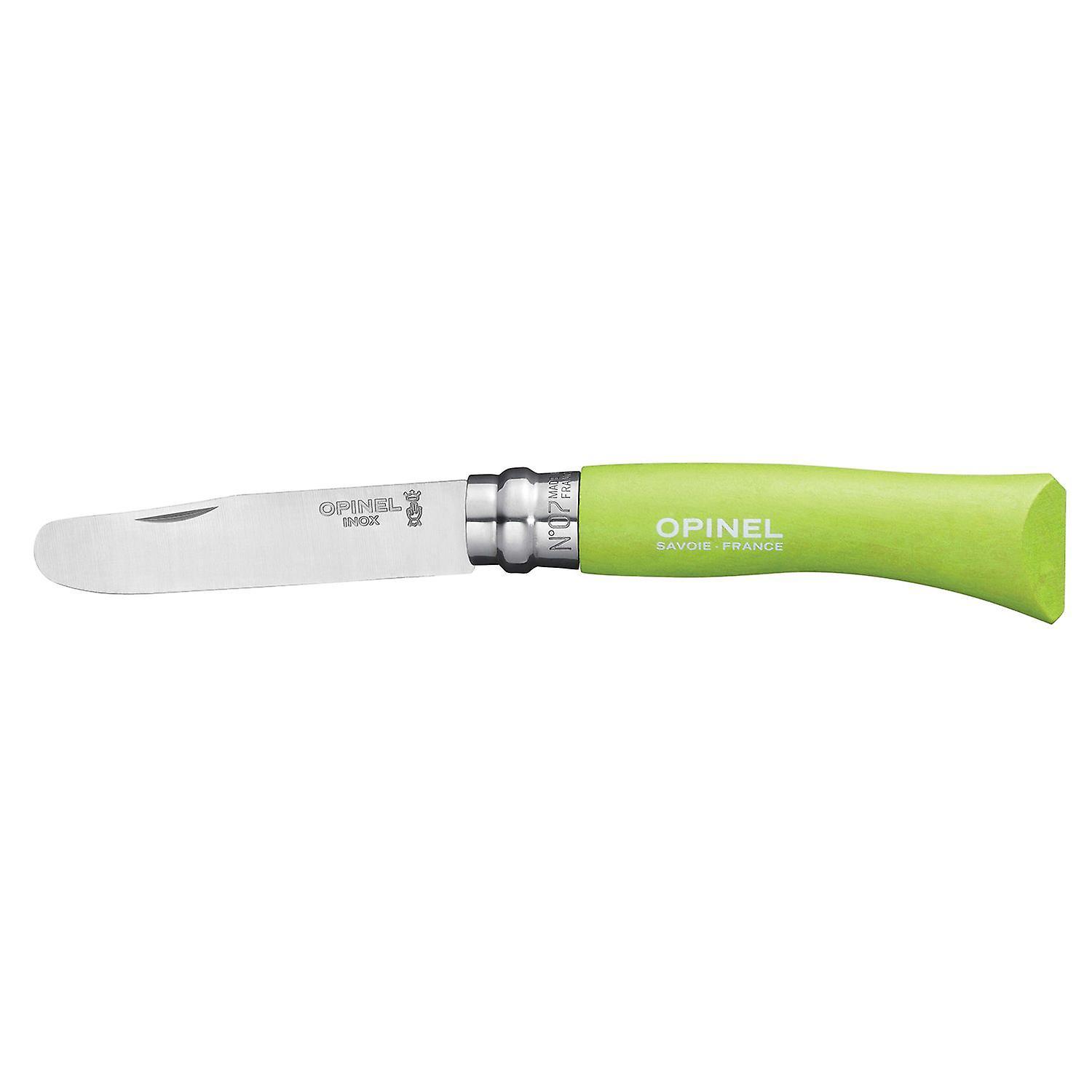 My first apple green Opinel knife n°07 15,4 cm