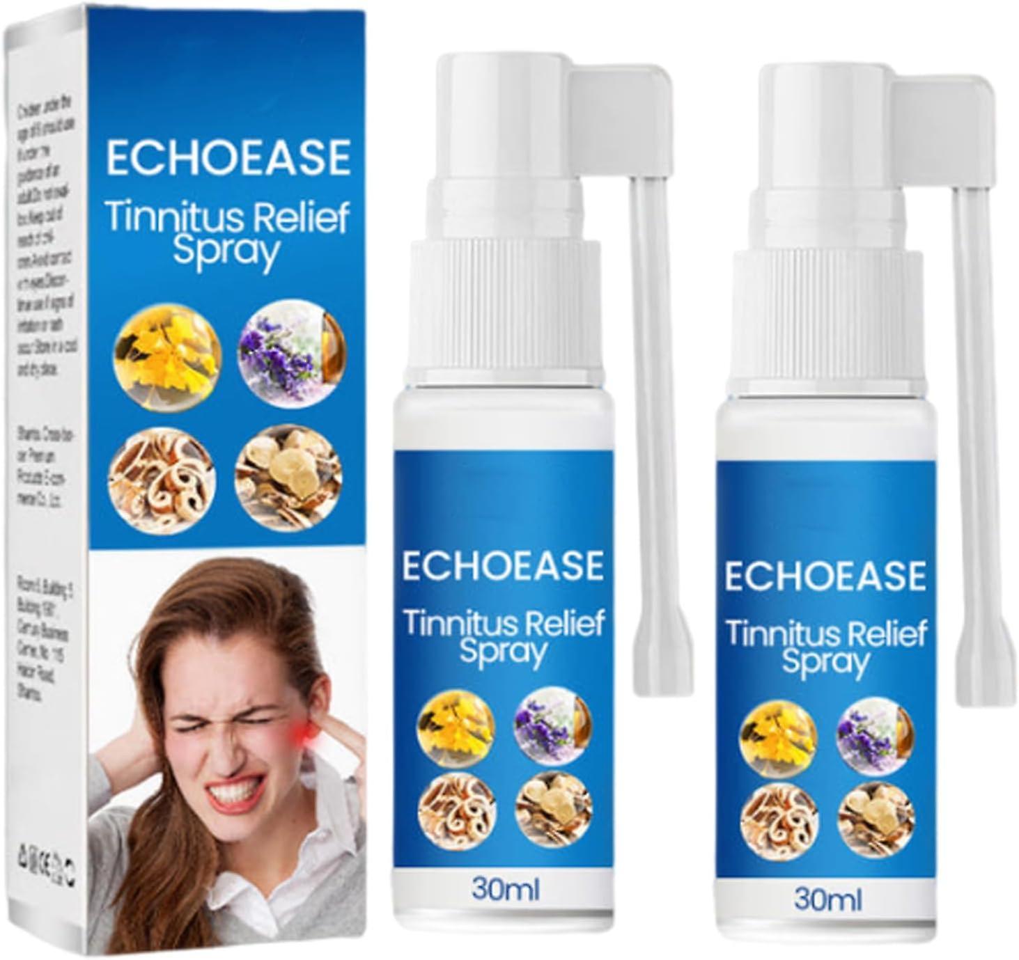 Frusde Echo Ease Tinnitus Relief Spray, Ear Care Spray, Tinnitus Relief For Ringing Ears, Tinnidrop Tinnitus Relief Spray, Relieves Tinnitus Ear Ba...