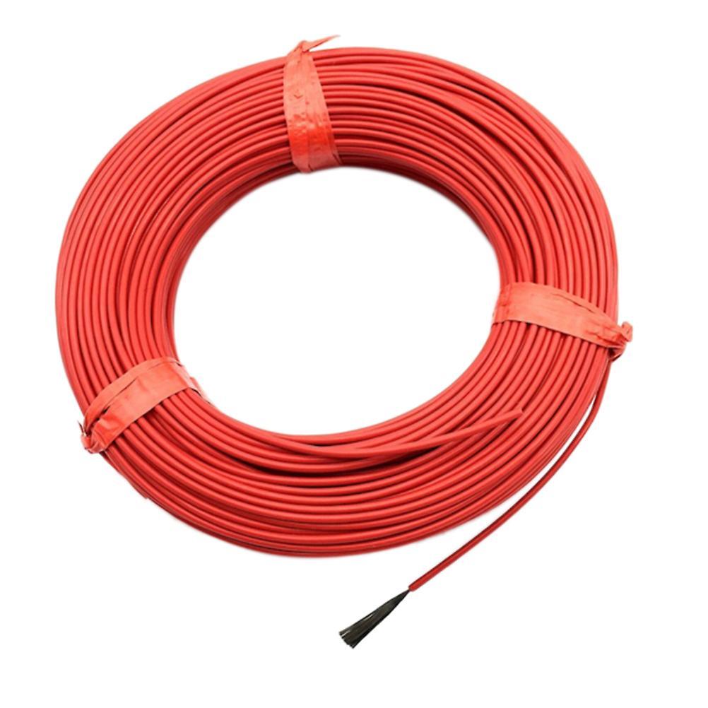 Uclac Hot Sale	20m Minco 12K 33 Ohm/m Carbon Fiber Underfloor Heating Cable Floor Warming Red