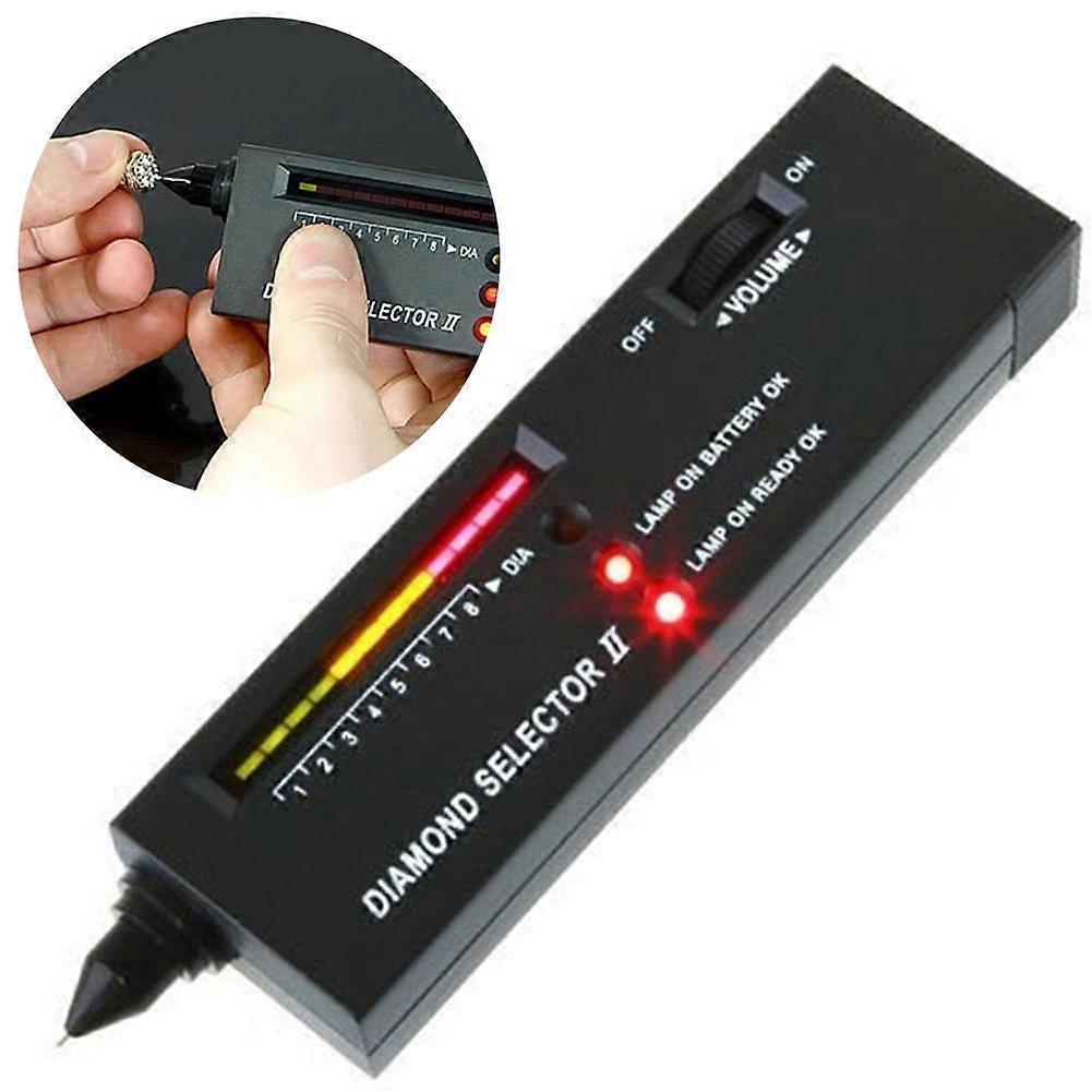 Elrachen Gold Test Kit with Gemstone Pen Portable Electronic Diamond Tester with LED