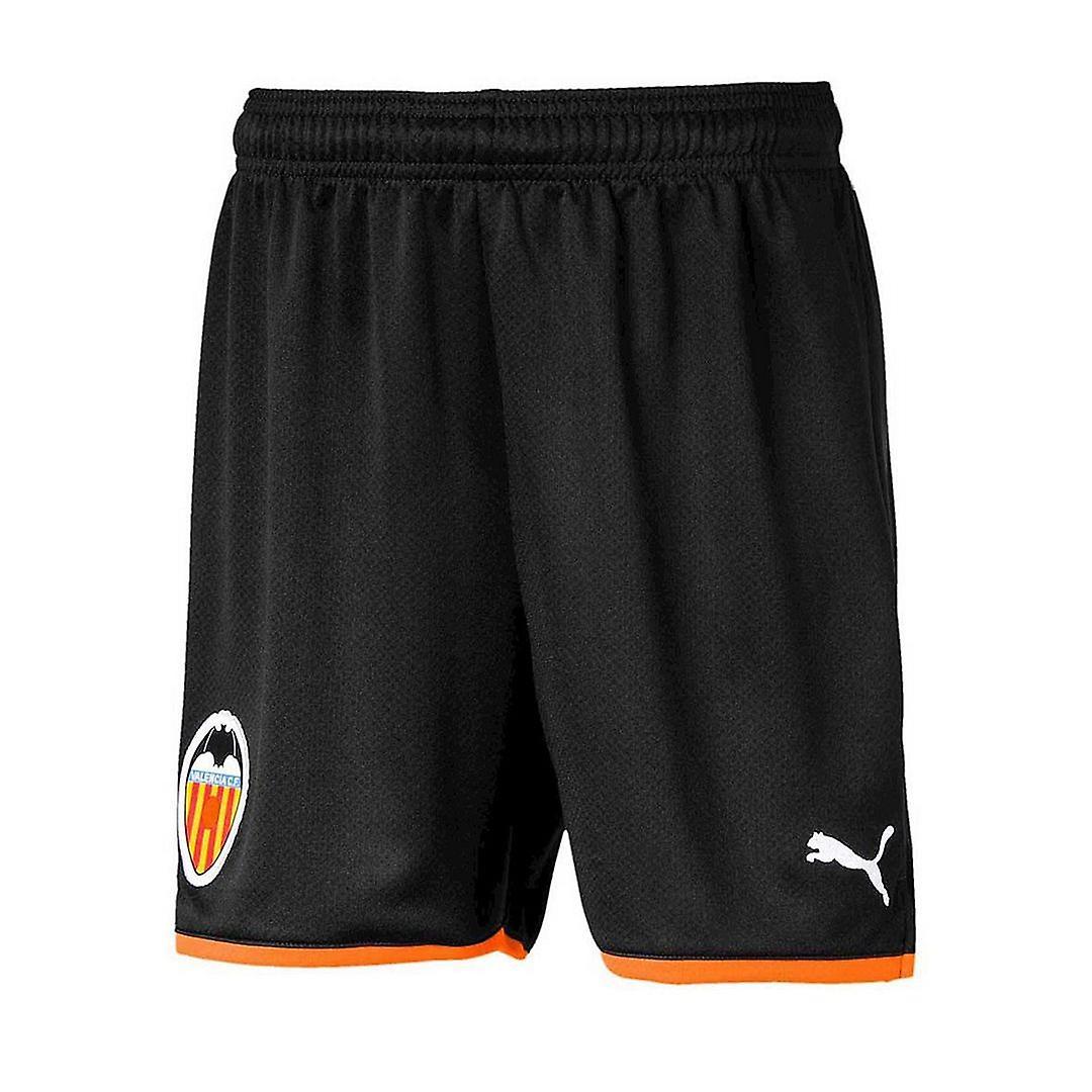 Puma Valencia CF Stretch Waist Black Kids Football Shorts 756188 03 9-10Y