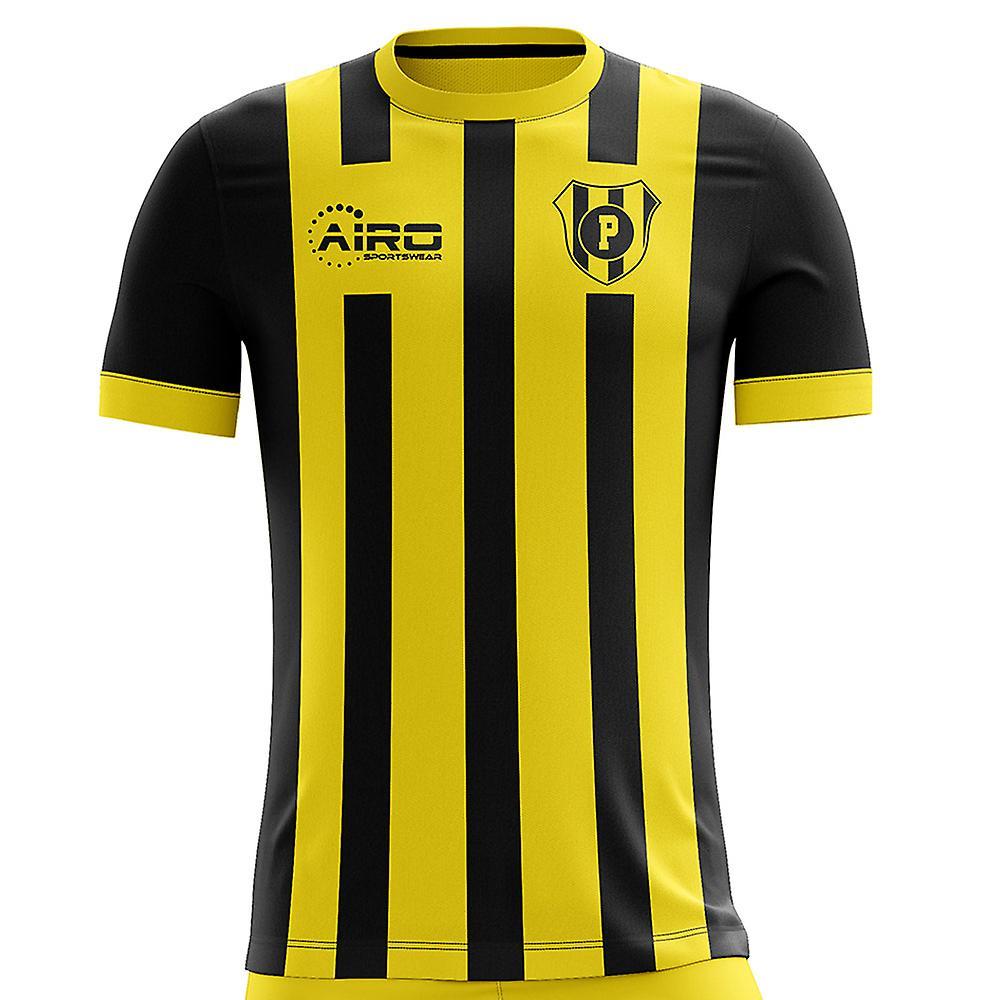 Airo Sportswear 2023-2024 Penarol Home Concept Football Shirt - Adult Long Sleeve Yellow Adult 5XL - 58-60 inch (160-172cm)