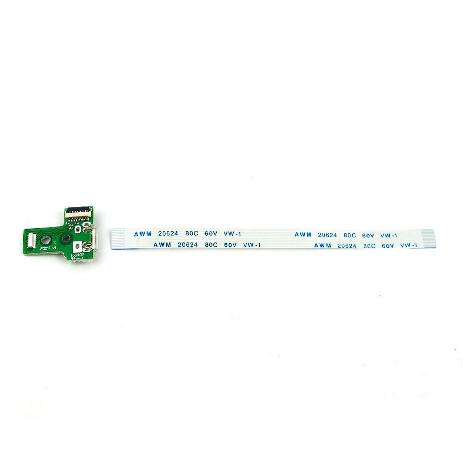 Hopeup Charging Port Board Lightweight Precise 12pin Flex Cable Usb Charging Port Socket Board For Sony For Ps4 Jds-030/jds-040/jds-055 Green for J...