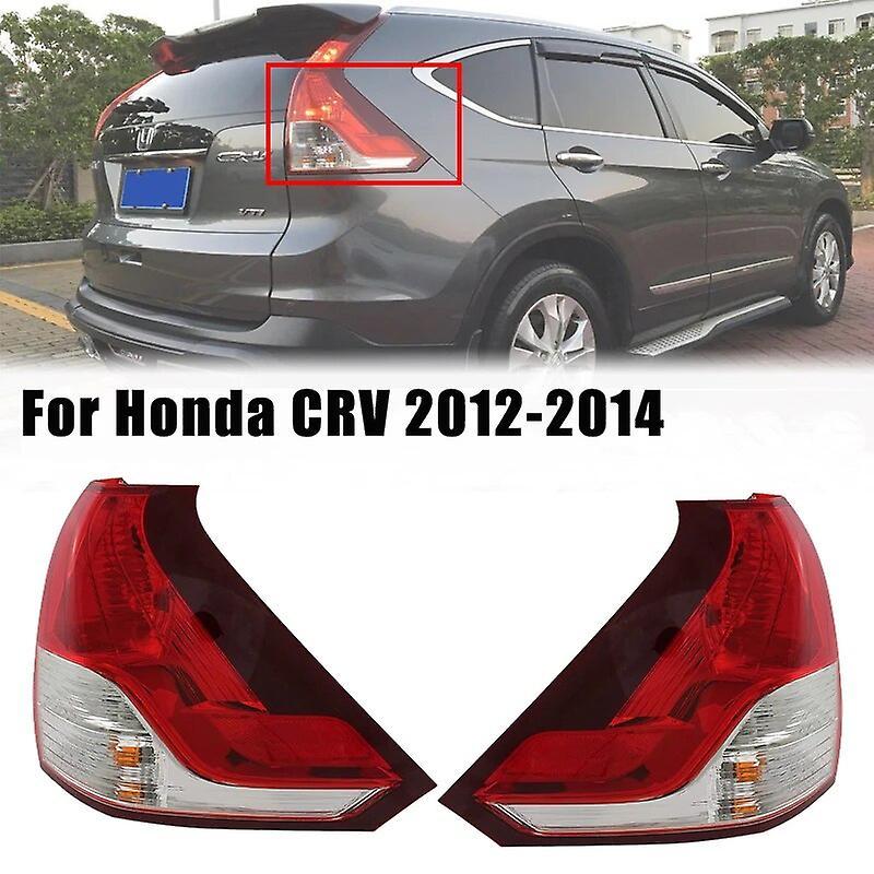 Scitoo For Honda Crv 2012 2013 2014 Tail Light Assembly Rear Parking Reverse Day Light Brake Warning Lamp Without Bulbs Left