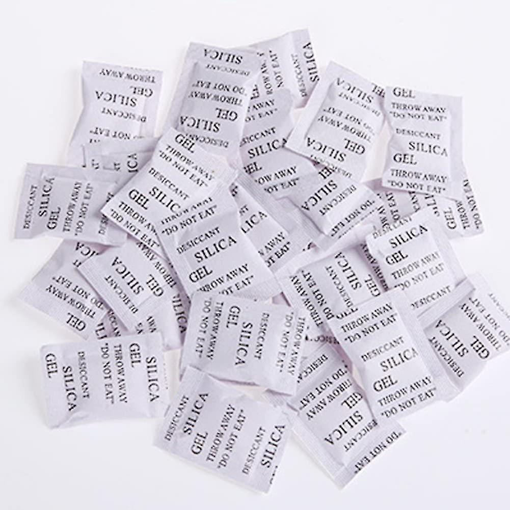 Pigeon Desiccant Bags, 200 Pack X 1g Silica Gel Sachet Packet Moisture Damp Absorber Dehumidifier Mildew Odors Ruikalucky