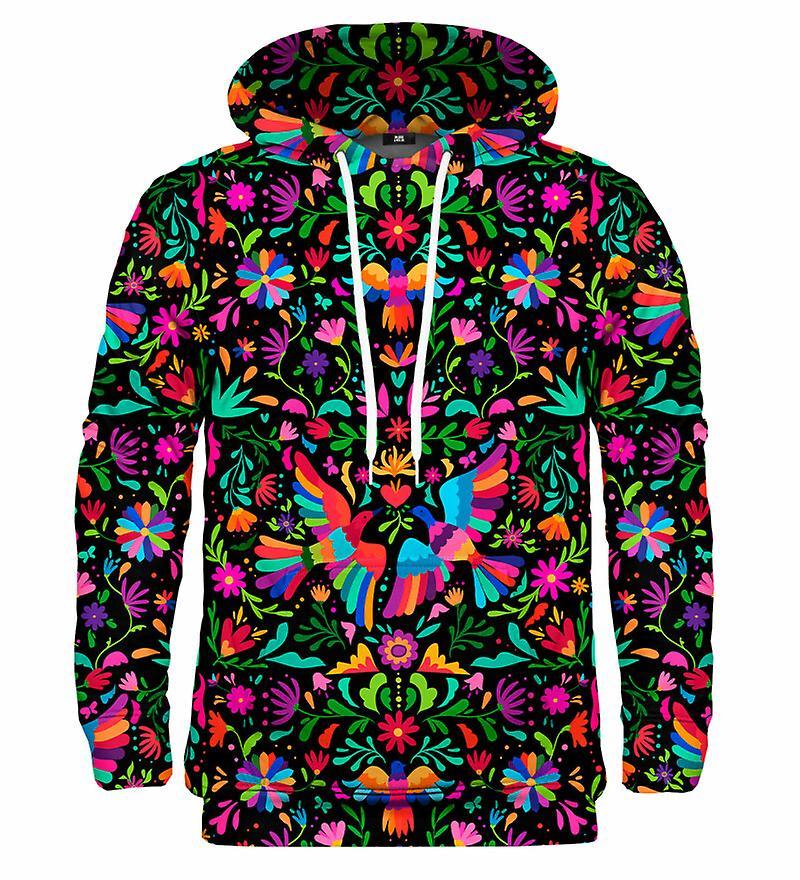 Mr Gugu & Miss Go Mr. Gugu Miss Go Black mexican folk hoodie L