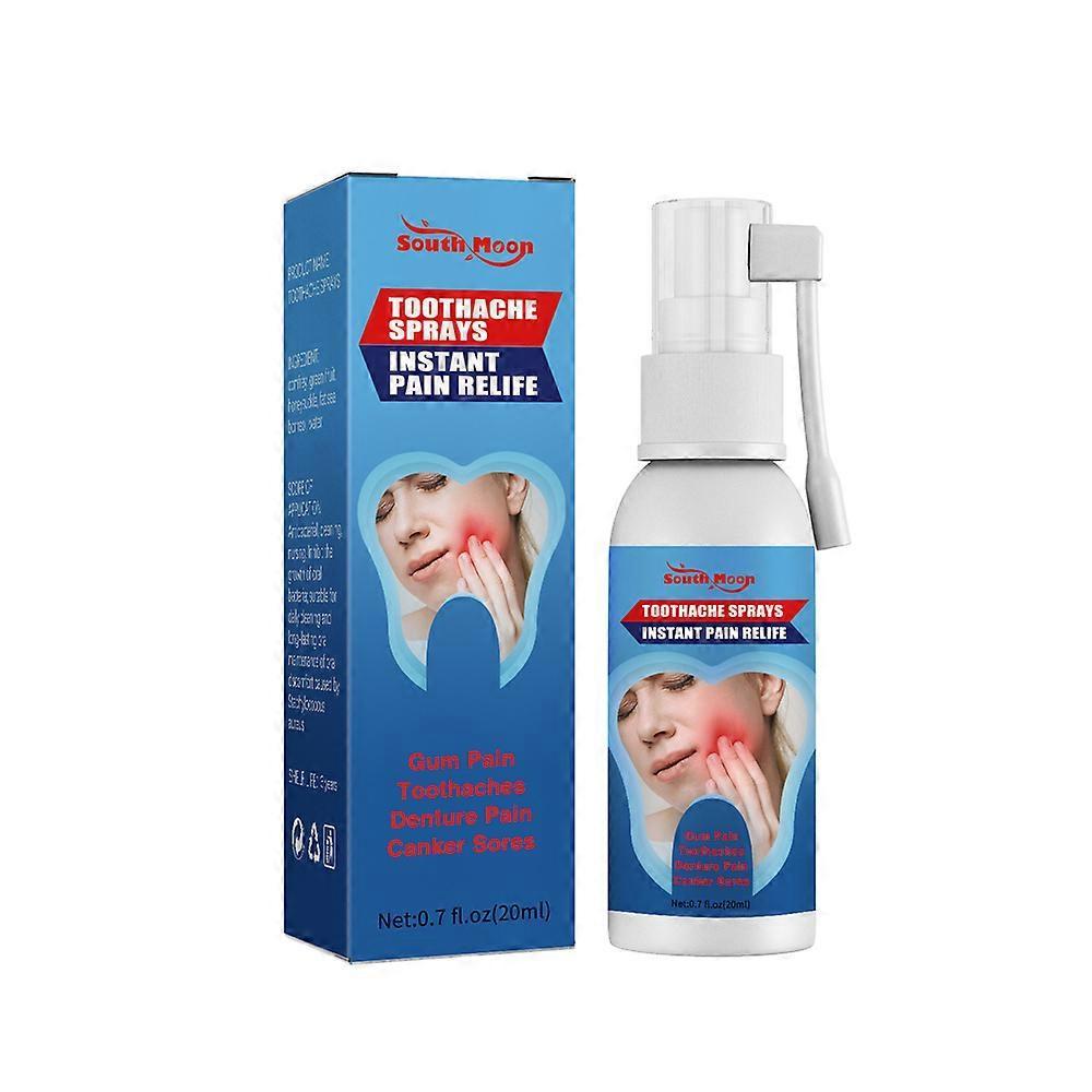 Tolizhu Toothache Spray Instant Pain Relief Oral Teeth Care Effective Dental Treatment