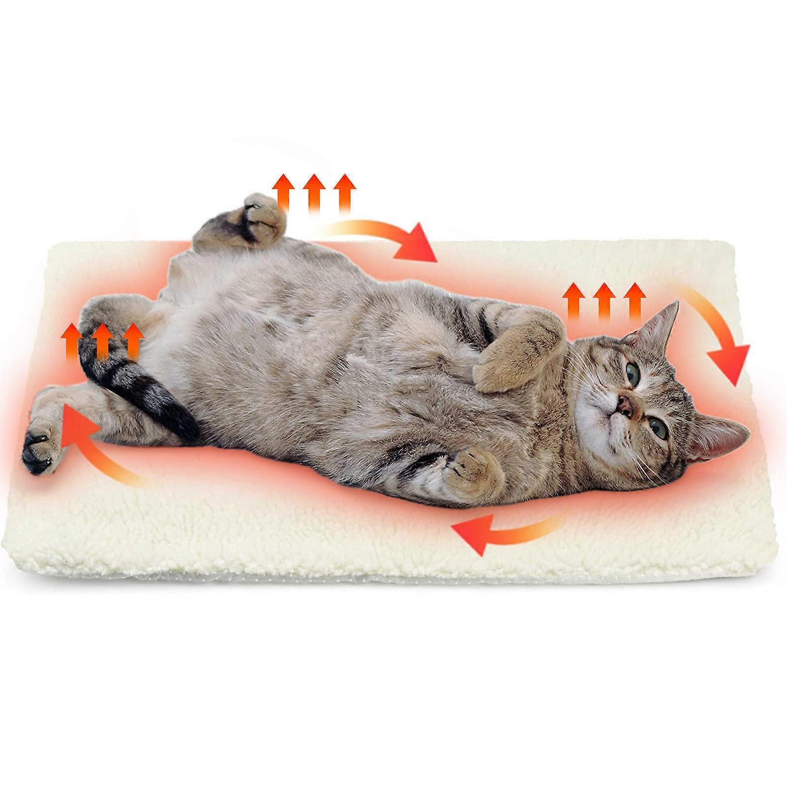 Kakanwo Cat Bed Self Warming Cats Bed Self Heating, Cats Dog Mat, Extra Warm Thermal Pet Pad For Indoor Outdoor Pet Pad Washable, With Heat Storage...