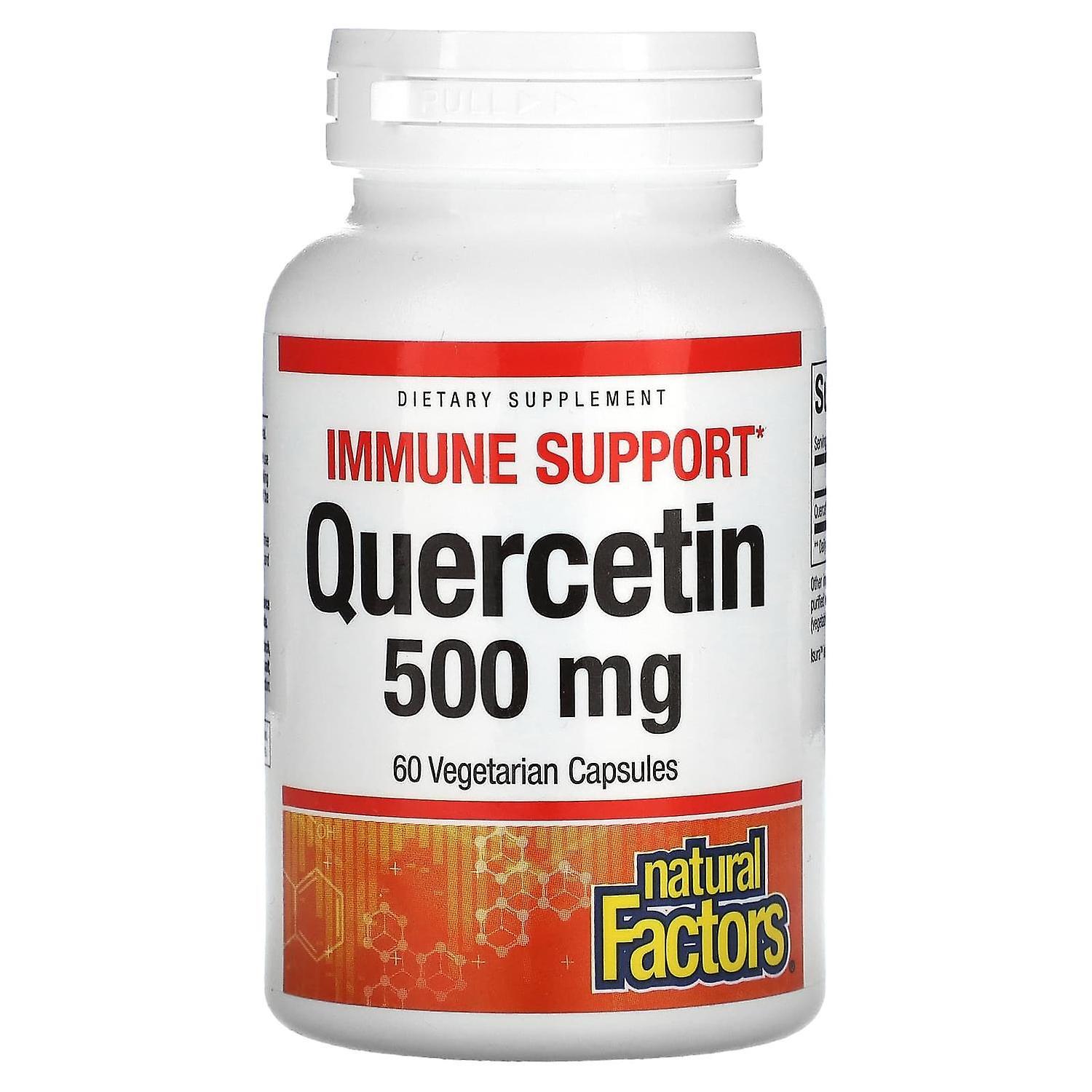 Natural Factors, Quercetin, 500 mg, 60 Vegetarian Capsules