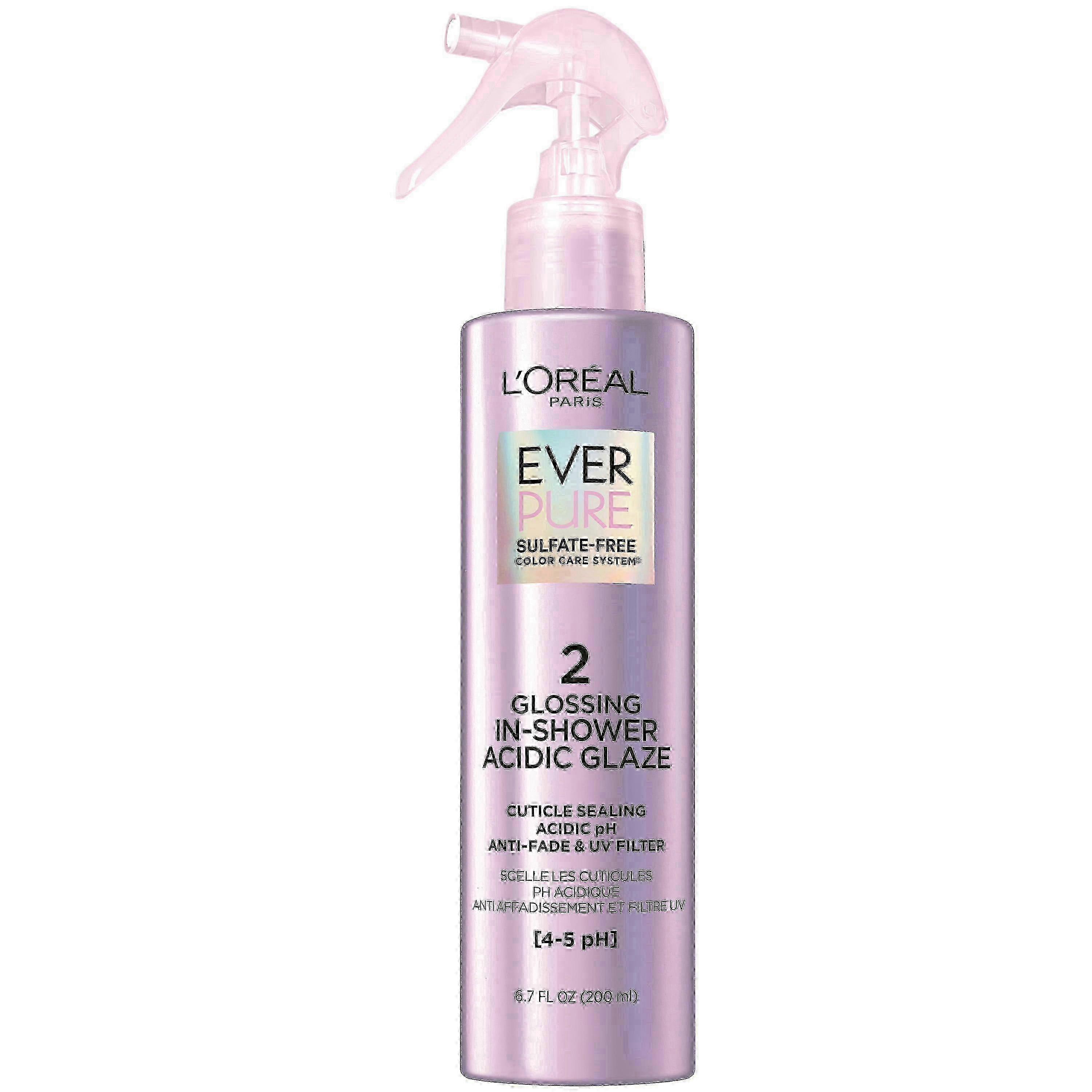 L'oreal Paris Everpure Glossing In Shower Acidic Glaze, Sulfate Free, 6.7 Oz