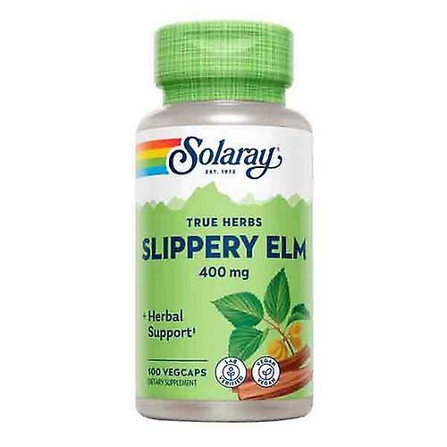 Solaray Slippery Elm,400 mg ,100 Caps (Pack of 1)