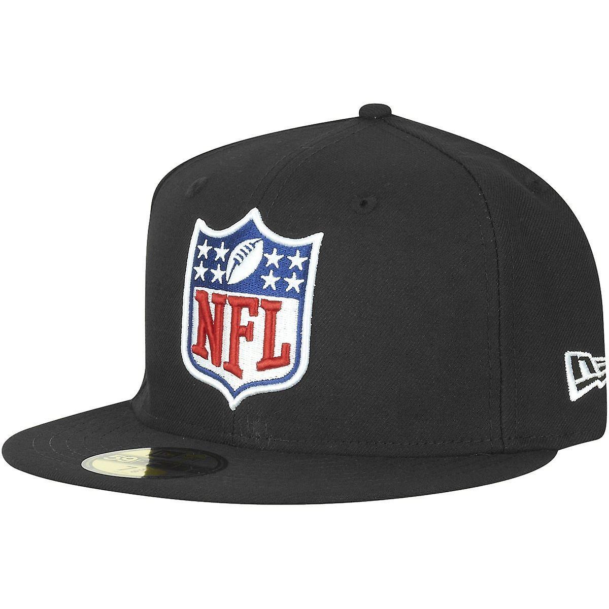 New era 59Fifty Fitted Cap - NFL SHIELD logo black 7 7/8 - (62,5cm)