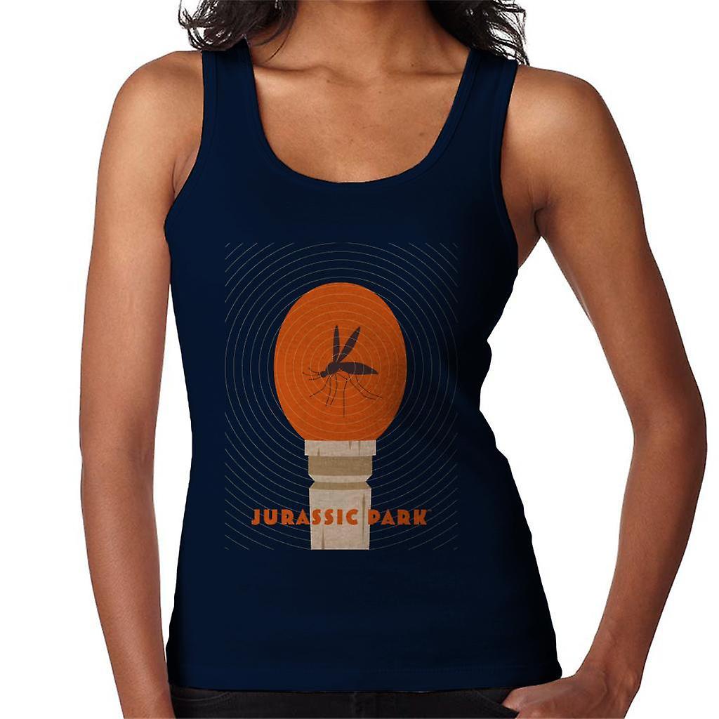 Jurassic Park Mosquito In Amber Women's Vest Navy Blue XX-Large