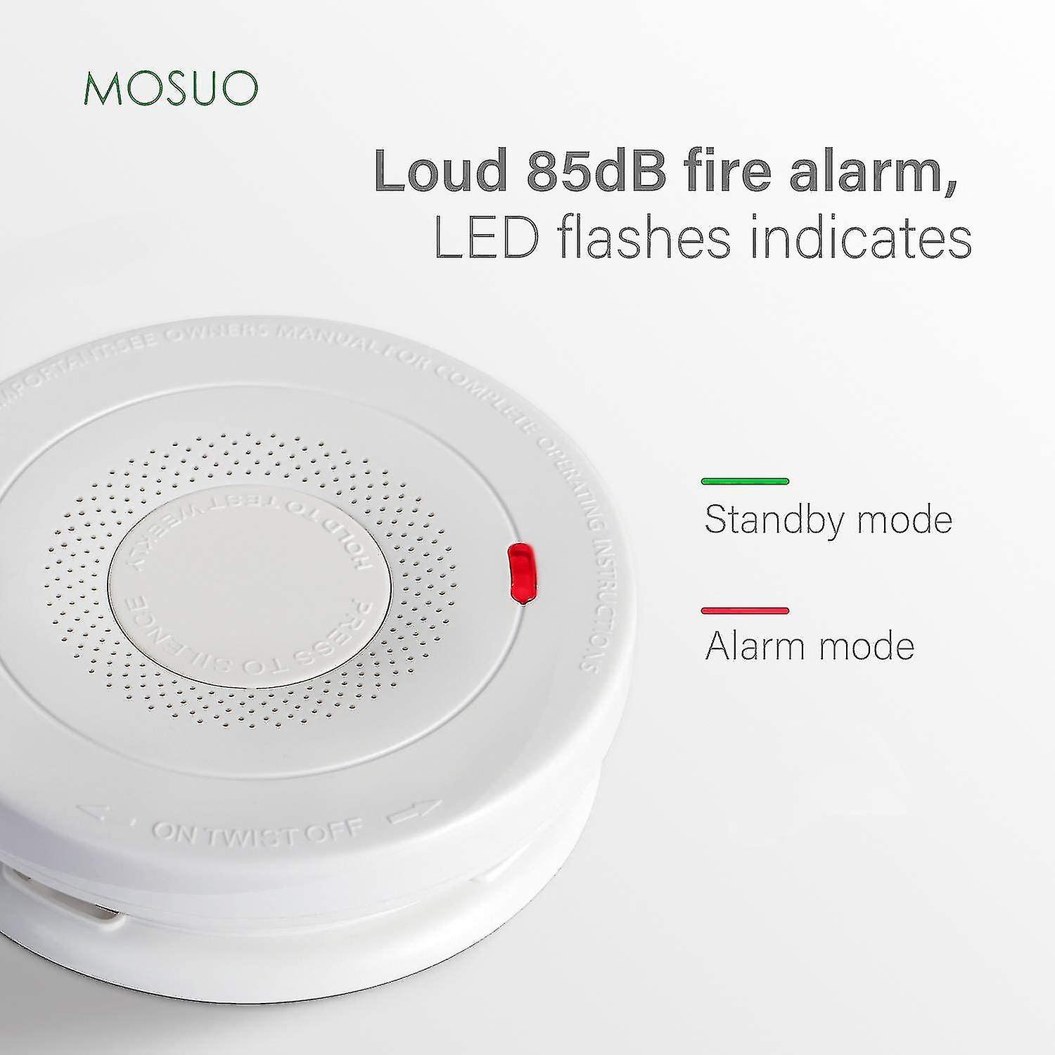 Tianzun Smoke And Carbon Monoxide Detector Alarm 10-year Battery Not Hardwired ,fire Alarms Smoke Detectors,dual Sensor Smoke Co Alarm Complies Wit...