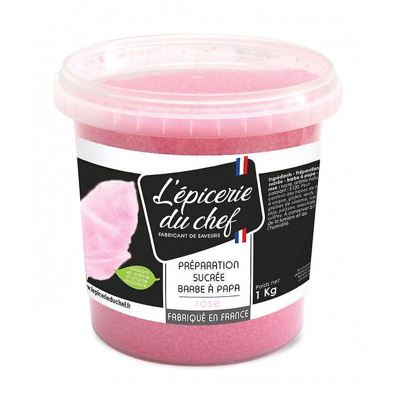 L'épicerie du chef Sweet preparation for cotton candy 1 kg - Pink