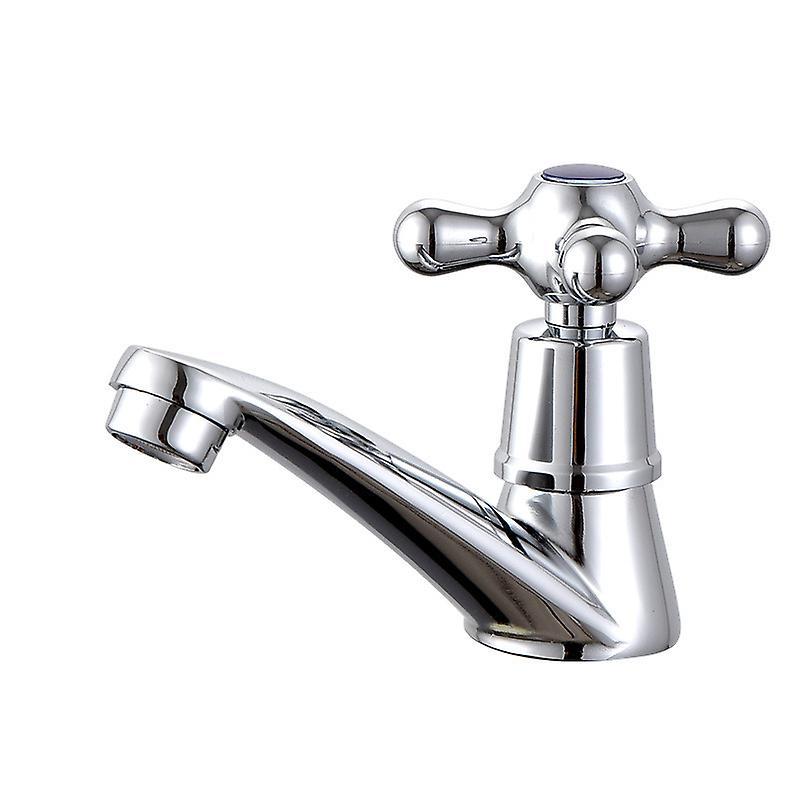 Sunset 2024,Single Cold Water Faucet, Single Cold Water Faucet Chrome Basin Faucet for Home Bathroom Toilet Sink red